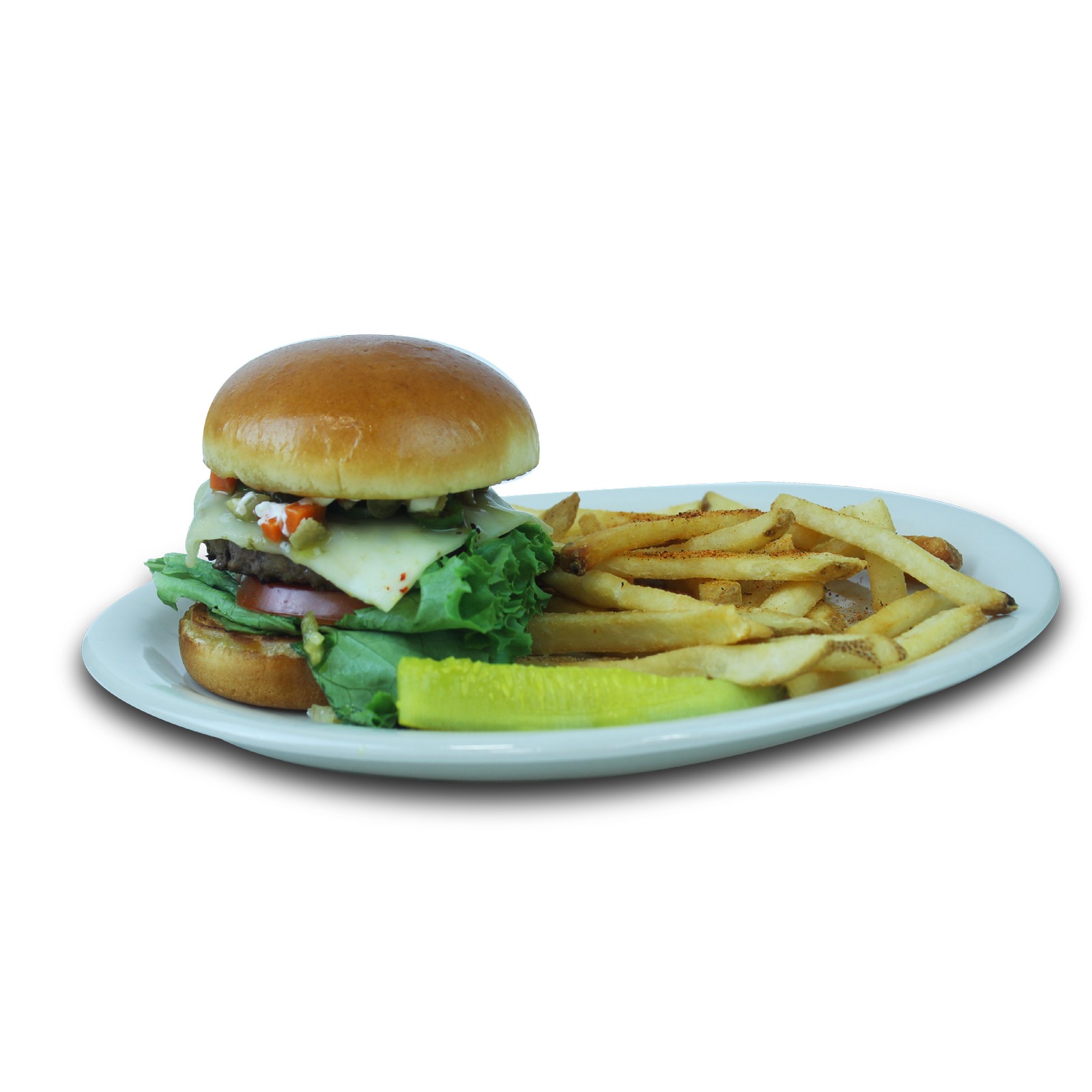 Order Jalapeno Burger food online from WePancakes store, Midwest City on bringmethat.com