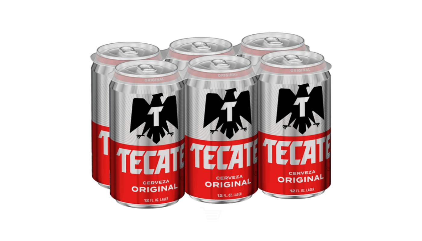 Order Tecate 6 pack 12oz Cans food online from Ross Liquor store, Sylmar on bringmethat.com
