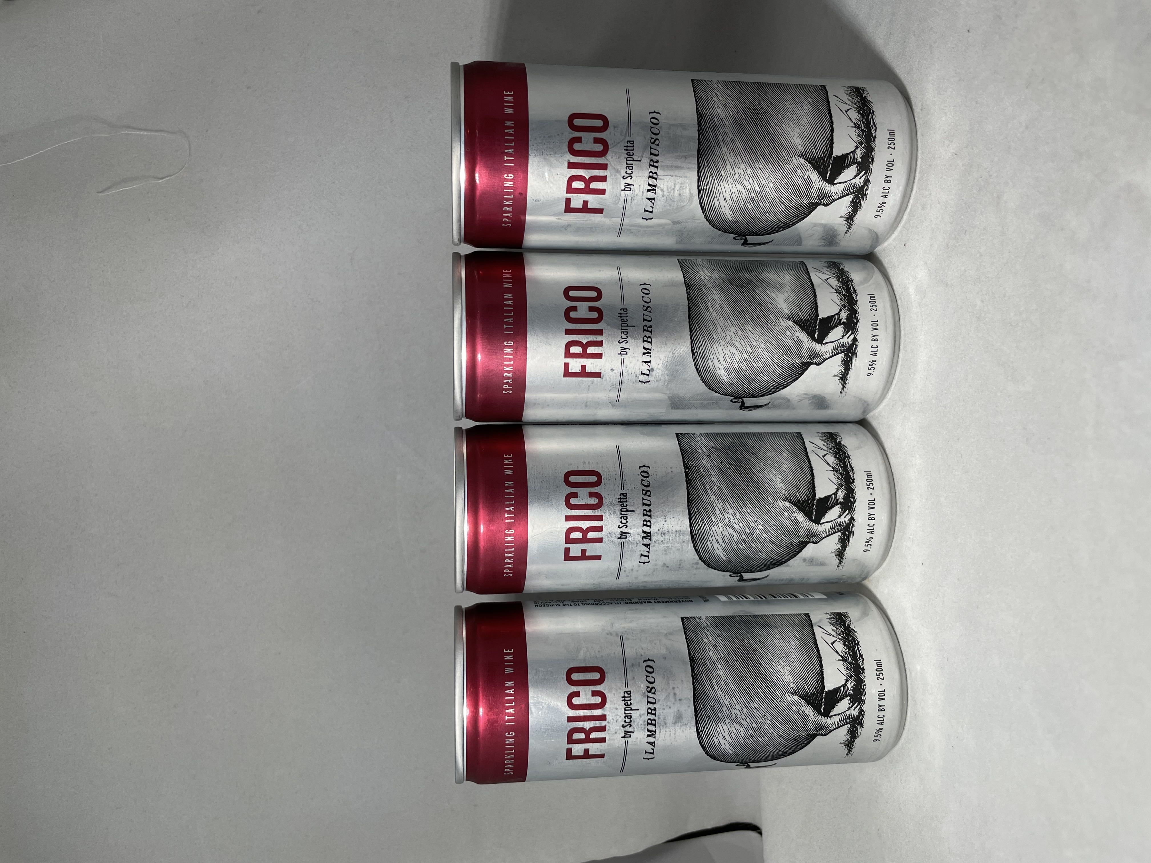 Order Scarpetta Frico Lambrusco. 4 Pack 250ml cans. food online from Tap & Bottle store, Tucson on bringmethat.com