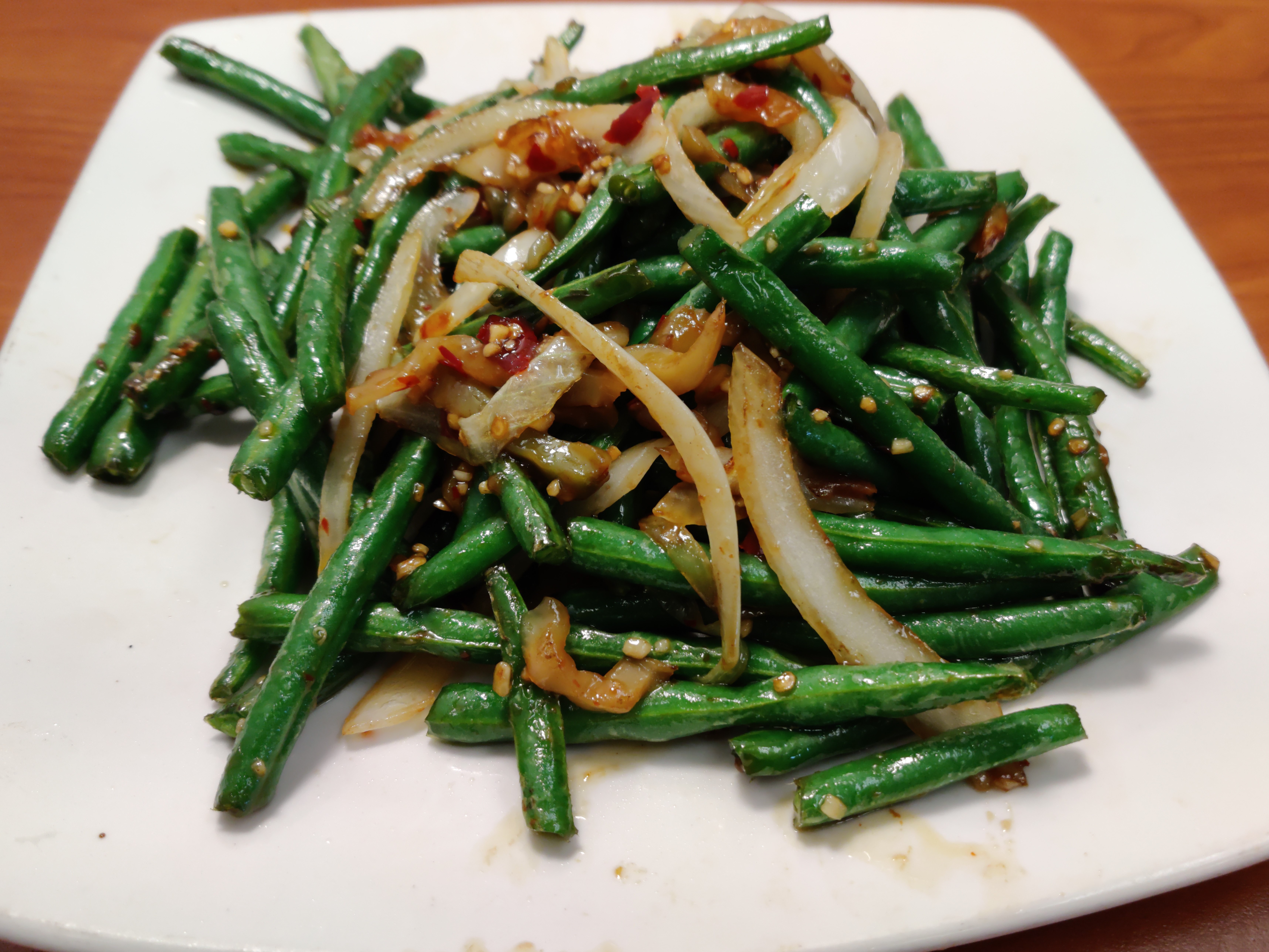 Order Szechwan Green Bean food online from Red Ginger China Bistro store, Saint Paul on bringmethat.com