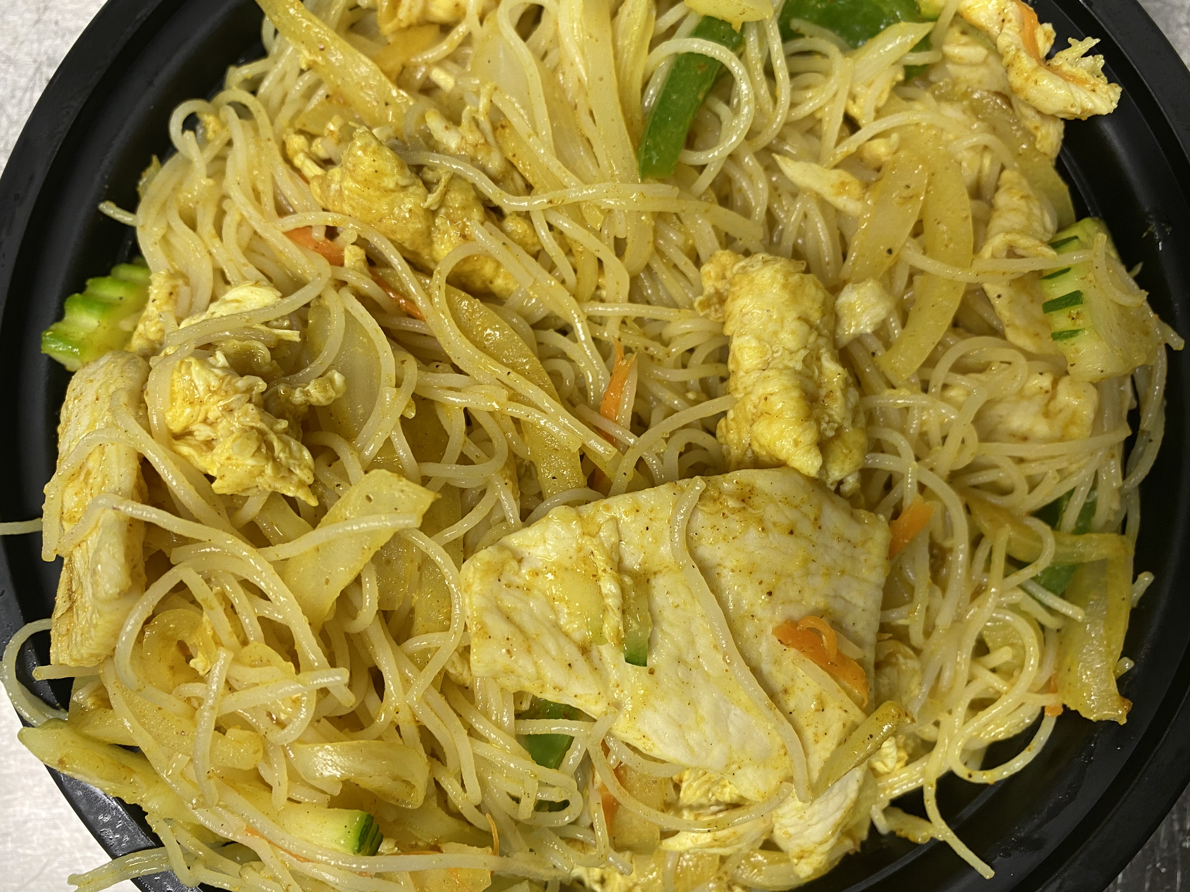 Order Singapore Curry Rice Noodle food online from Typhoon Noodle store, Asheville on bringmethat.com