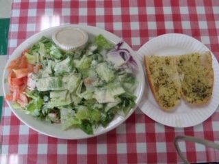 Order Large Caesar Salad food online from Guido's Pizza and Pasta store, Winnetka on bringmethat.com