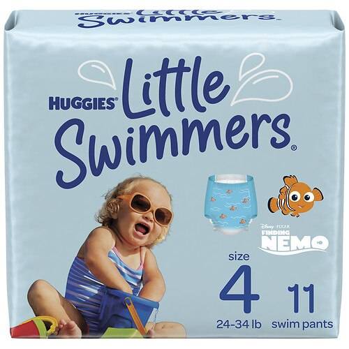 Order Huggies Little Swimmers Swim Diapers Size 4 - 12.0 ea food online from Walgreens store, Jefferson City on bringmethat.com