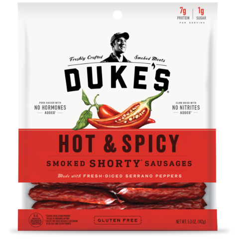Order Duke's Hot & Spicy "Shorty" Smoked Sausages food online from 7-Eleven store, Loxahatchee on bringmethat.com