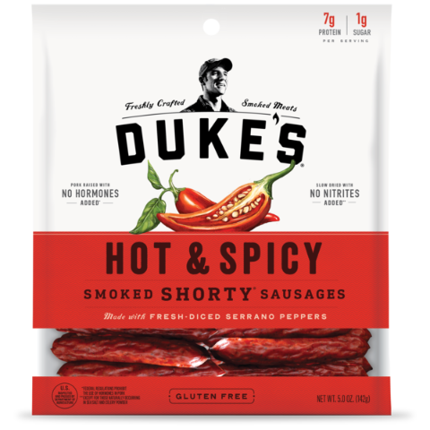 Order Duke's Hot & Spicy "Shorty" Smoked Sausages food online from 7-Eleven store, Charlotte on bringmethat.com