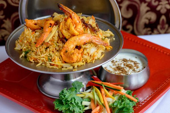 Order Shrimp Biryani food online from Indian Kitchen Lovash store, Philadelphia on bringmethat.com