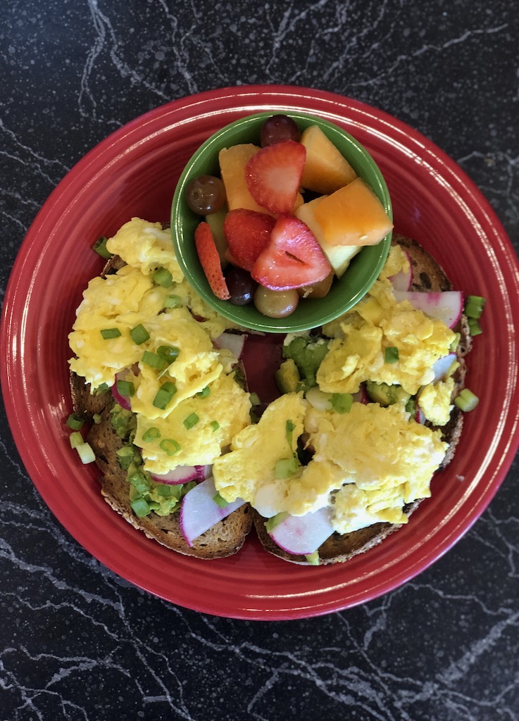 Order Avocado Toast food online from Crest Cafe store, San Diego on bringmethat.com