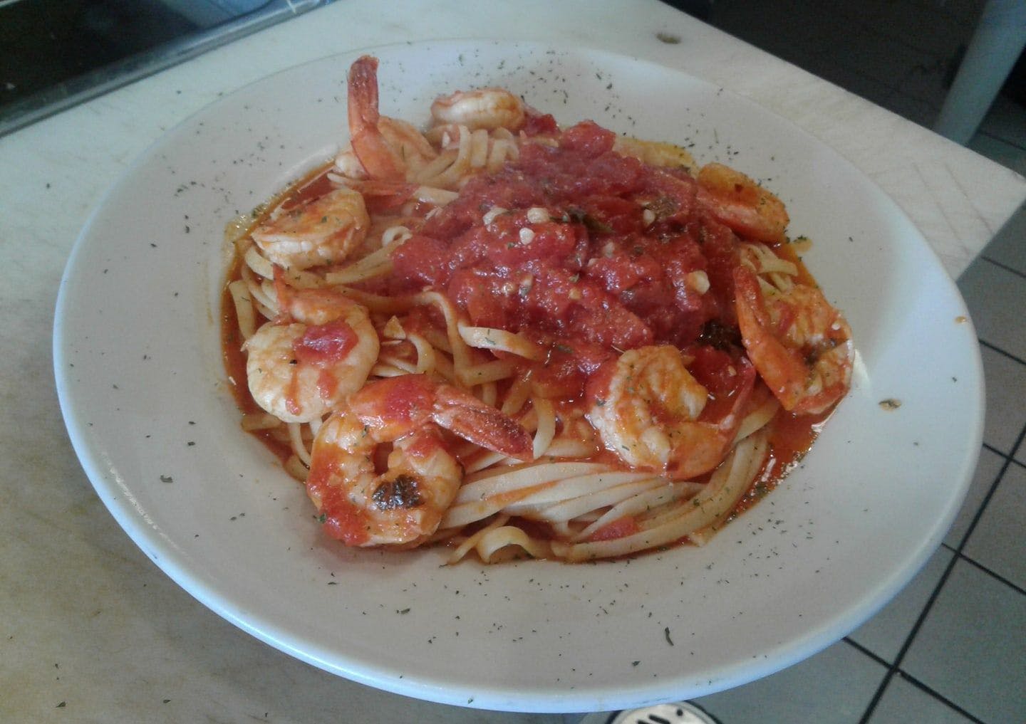 Order Shrimp Fra Diavolo - Small food online from Yordana Pizza Ii store, Fairless Hills on bringmethat.com