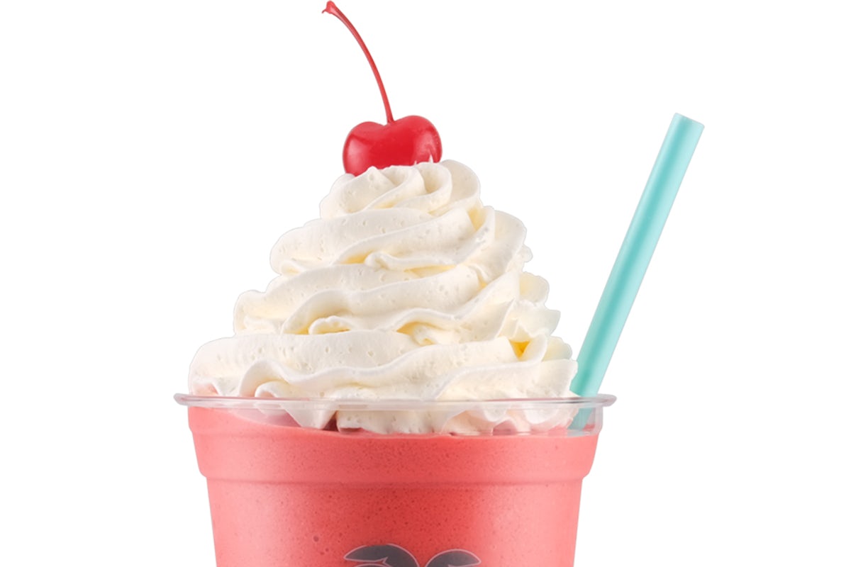 Order Strawberry Freezecake food online from Bahama Buck store, Lubbock on bringmethat.com