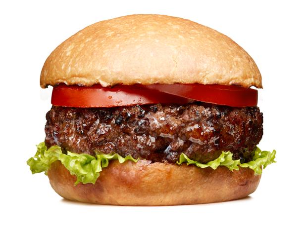 Order 8 oz Charcoal Burger food online from Cafe Deli-Cious store, New York on bringmethat.com
