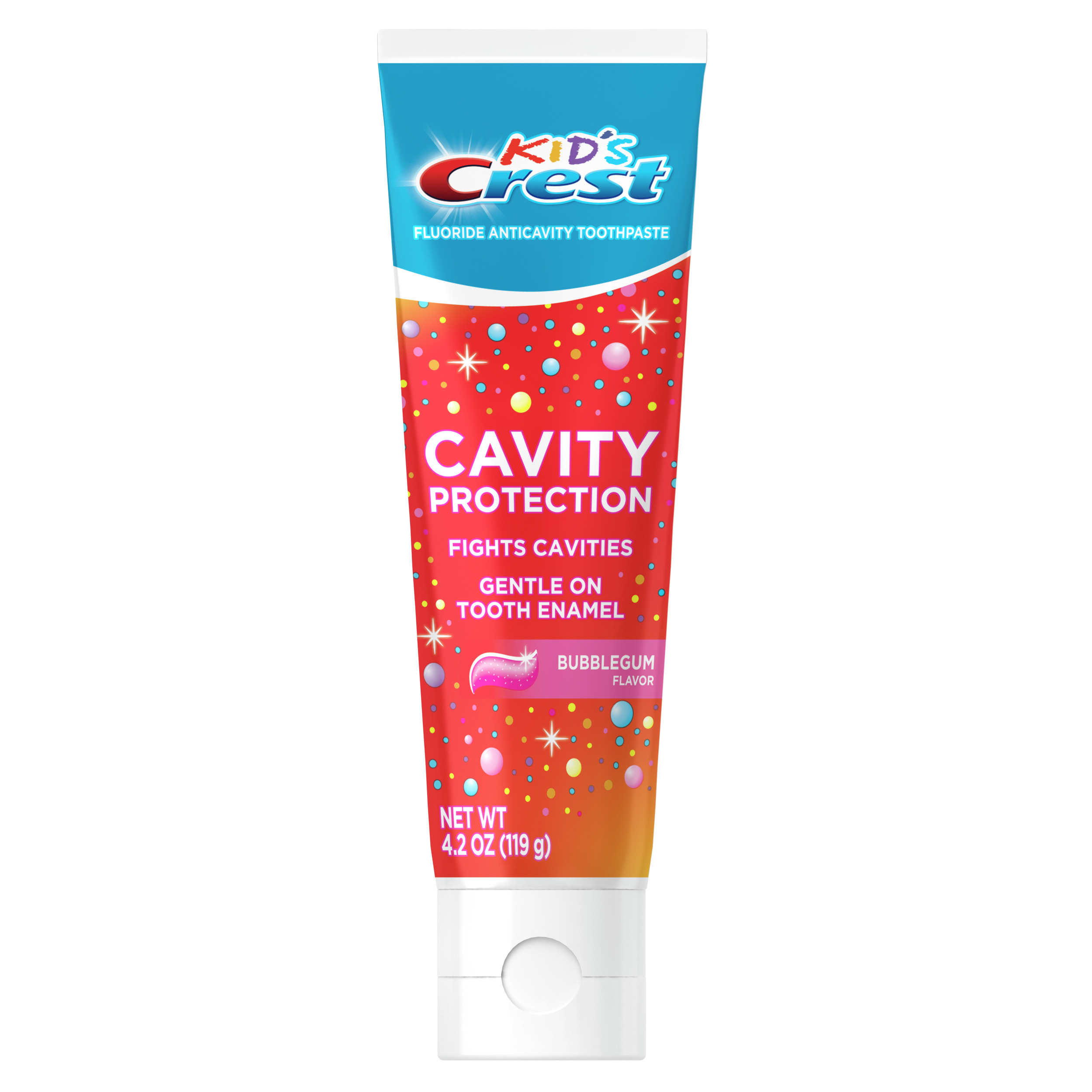 Order Kid's Crest Cavity Protection Toothpaste Gel Formula, Bubblegum - 4.2 oz food online from Rite Aid store, Aston on bringmethat.com
