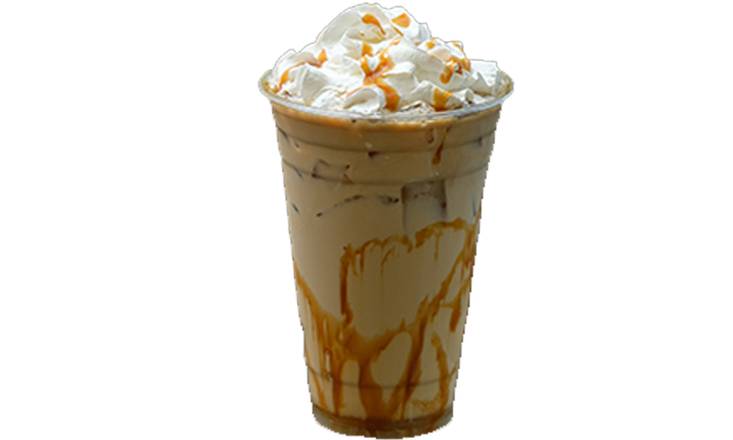 Order Salted Toffee Marshmallow Latte food online from Factory Donuts store, Philadelphia on bringmethat.com
