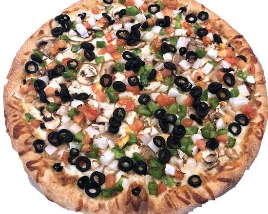 Order Veggie Supreme Pizza food online from Master Pizza store, Chagrin Falls on bringmethat.com