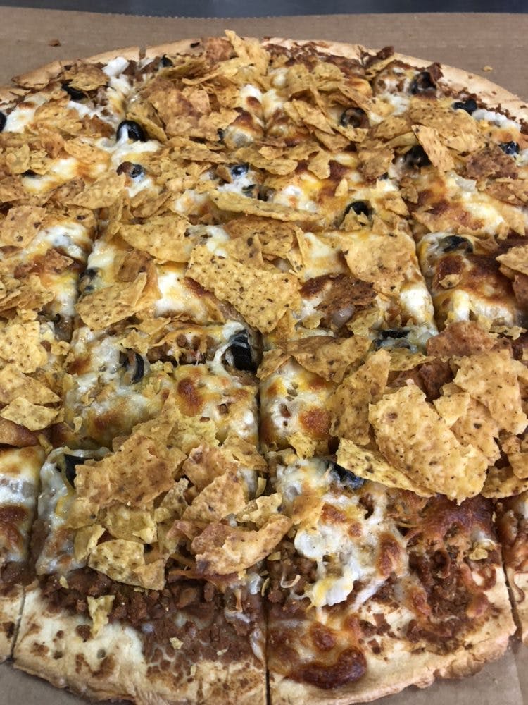 Order Taco Pizza - Small 10" food online from Brother Joe Bbq store, Waveland on bringmethat.com
