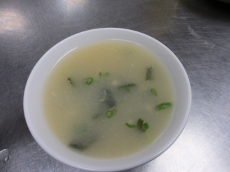 Order 18. Miso Soup food online from China Cafe store, Syracuse on bringmethat.com