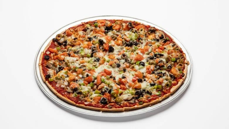 Order Vegetarian Pizza-Large food online from Carbone's Pizzeria store, Woodbury on bringmethat.com