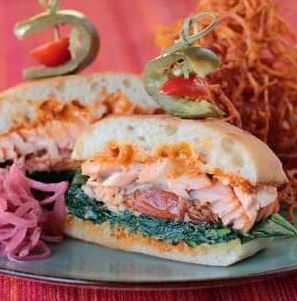 Order TORTAS WITH SEAFOOD - TORTAS CON MARISCOS food online from Kirk Tacos Fusion store, Brooklyn on bringmethat.com