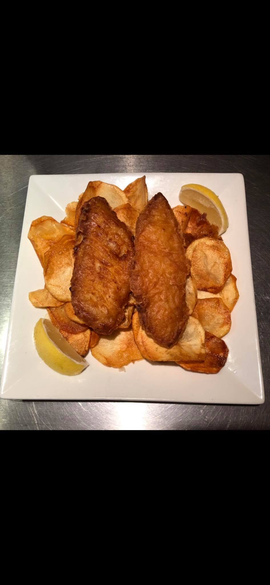 Order Guinness Battered Cod Fish food online from Fat Sal Grill Ny store, Buchanan on bringmethat.com