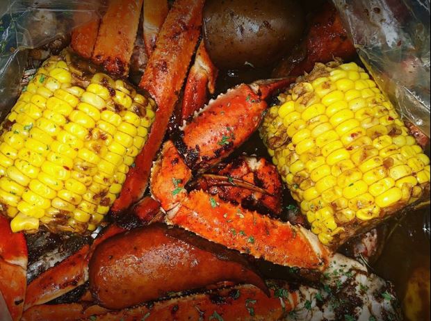 Order Jerk Seafood Bag food online from Caribbean Jerk Palace store, Country Club Hills on bringmethat.com