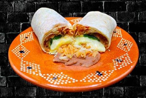 Order Chile Relleno Burrito food online from RIVAS MEXICAN GRILL store, Fort Mohave on bringmethat.com