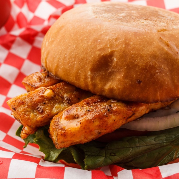 Order Spicy Chicken Burger food online from Bullchicks store, Baton Rouge on bringmethat.com