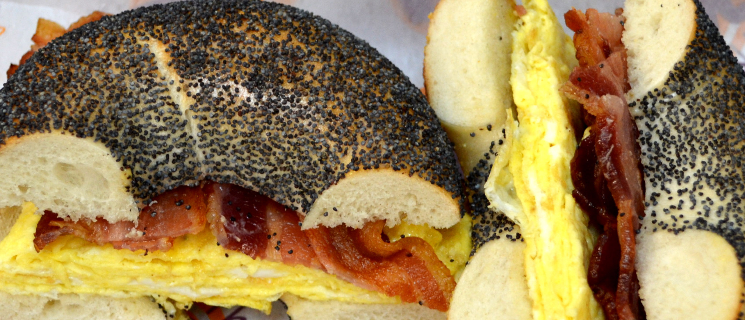 Order 2 Eggs with Meat Sandwich food online from Bagel Cafe store, Herndon on bringmethat.com