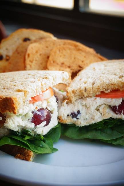Order Mike's Chicken Salad Sandwich food online from City Coffeehouse & Creperie store, Clayton on bringmethat.com