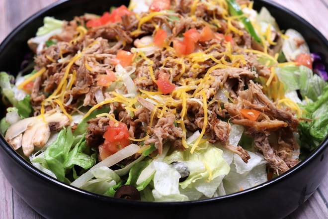 Order PORK SALAD food online from Pepperjax Grill store, Council Bluffs on bringmethat.com