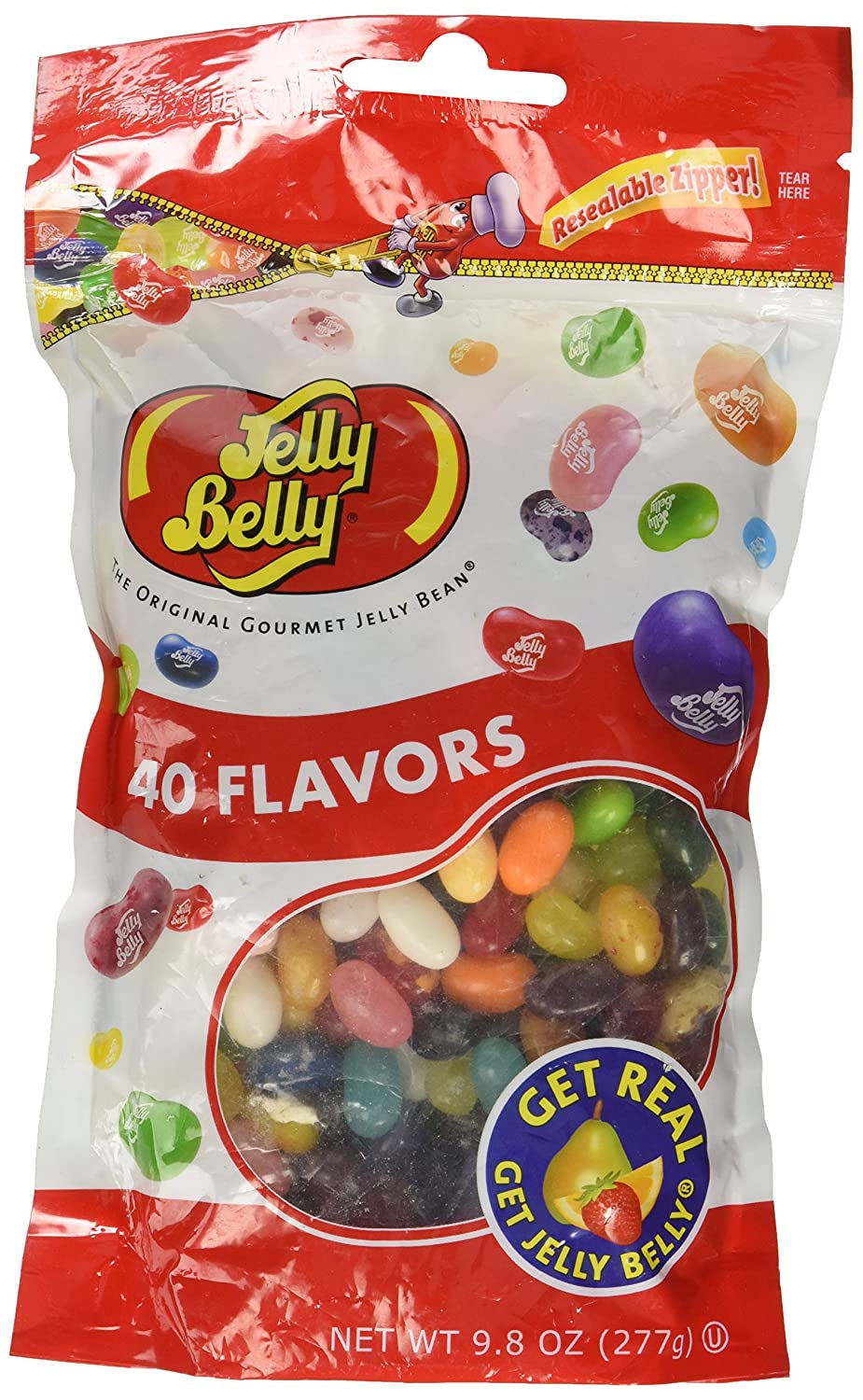 Order Jelly Belly 40 flavors 9.8oz. bag food online from Chocolate Boutique store, Pittsburgh on bringmethat.com