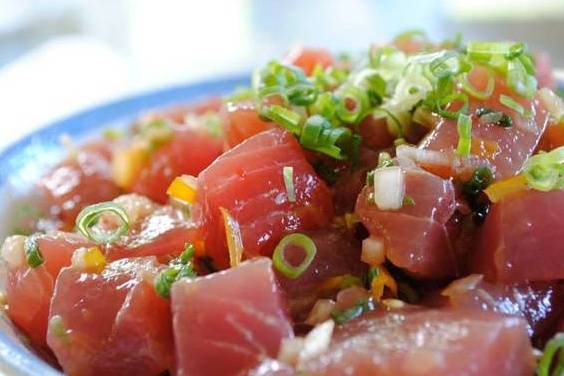 Order Poke Tuna ✦ food online from Dragon Palace store, Gresham on bringmethat.com