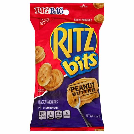 Order Ritz Bits - Peanut Butter food online from IV Deli Mart store, Goleta on bringmethat.com