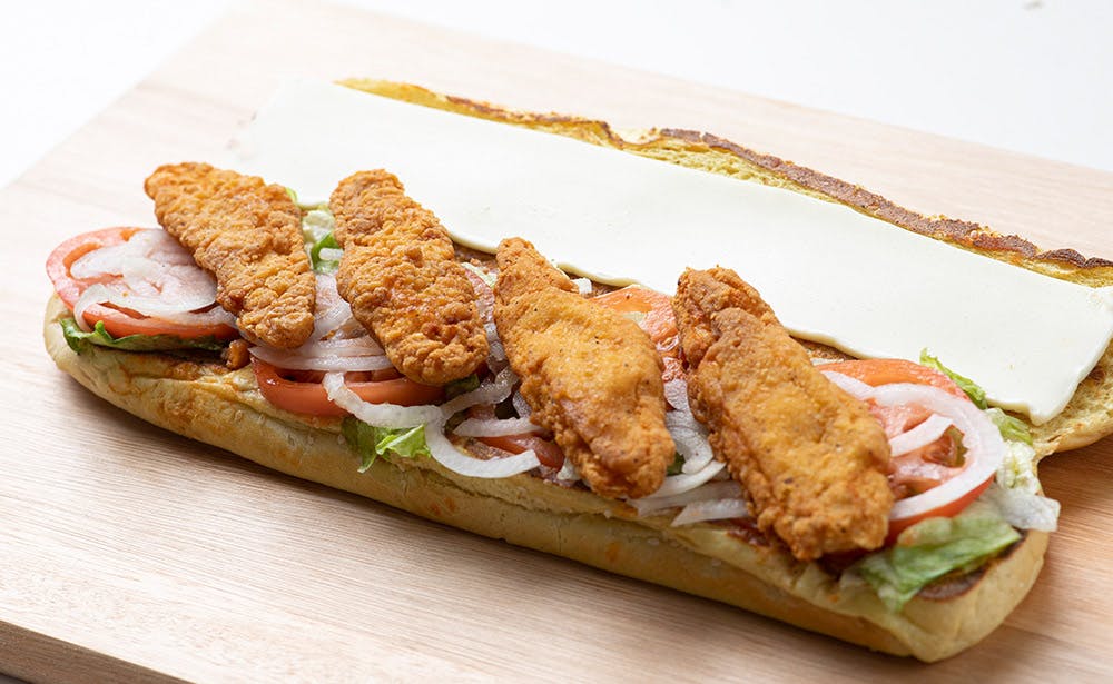 Order Chicken Sub - Half food online from Calz Pizza store, Norfolk on bringmethat.com