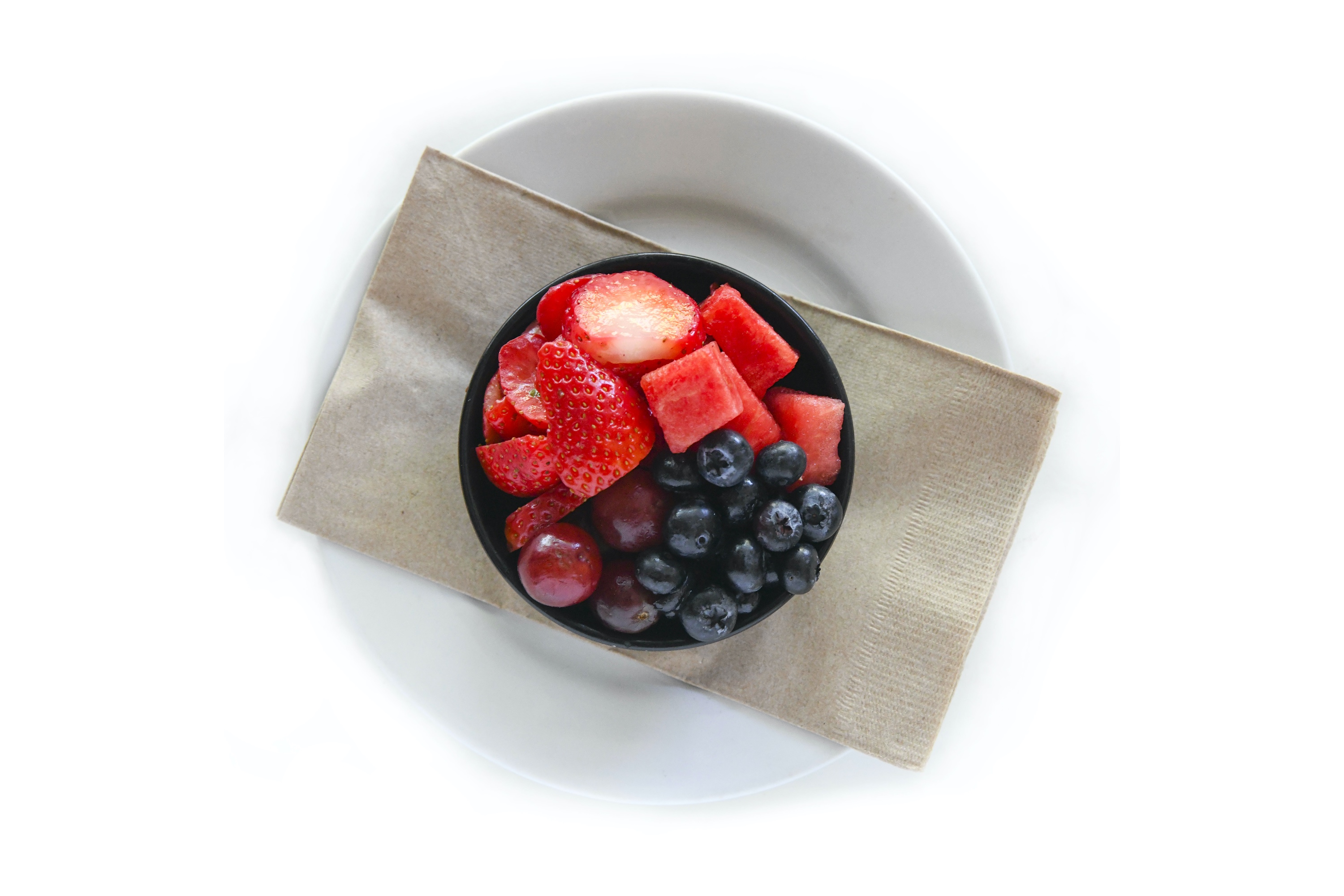 Order Assorted Fresh Fruit Cup food online from Blu Jam Cafe store, Los Angeles on bringmethat.com