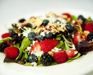 Order Spring Mix with Field Berries Salad food online from Basil Leaf Cafe store, Chicago on bringmethat.com