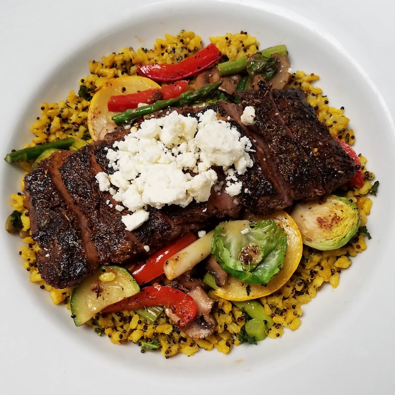 Order SIRLOIN STEAK POWER GRAIN BOWL food online from 54th Street Grill and Bar store, Wentzville on bringmethat.com