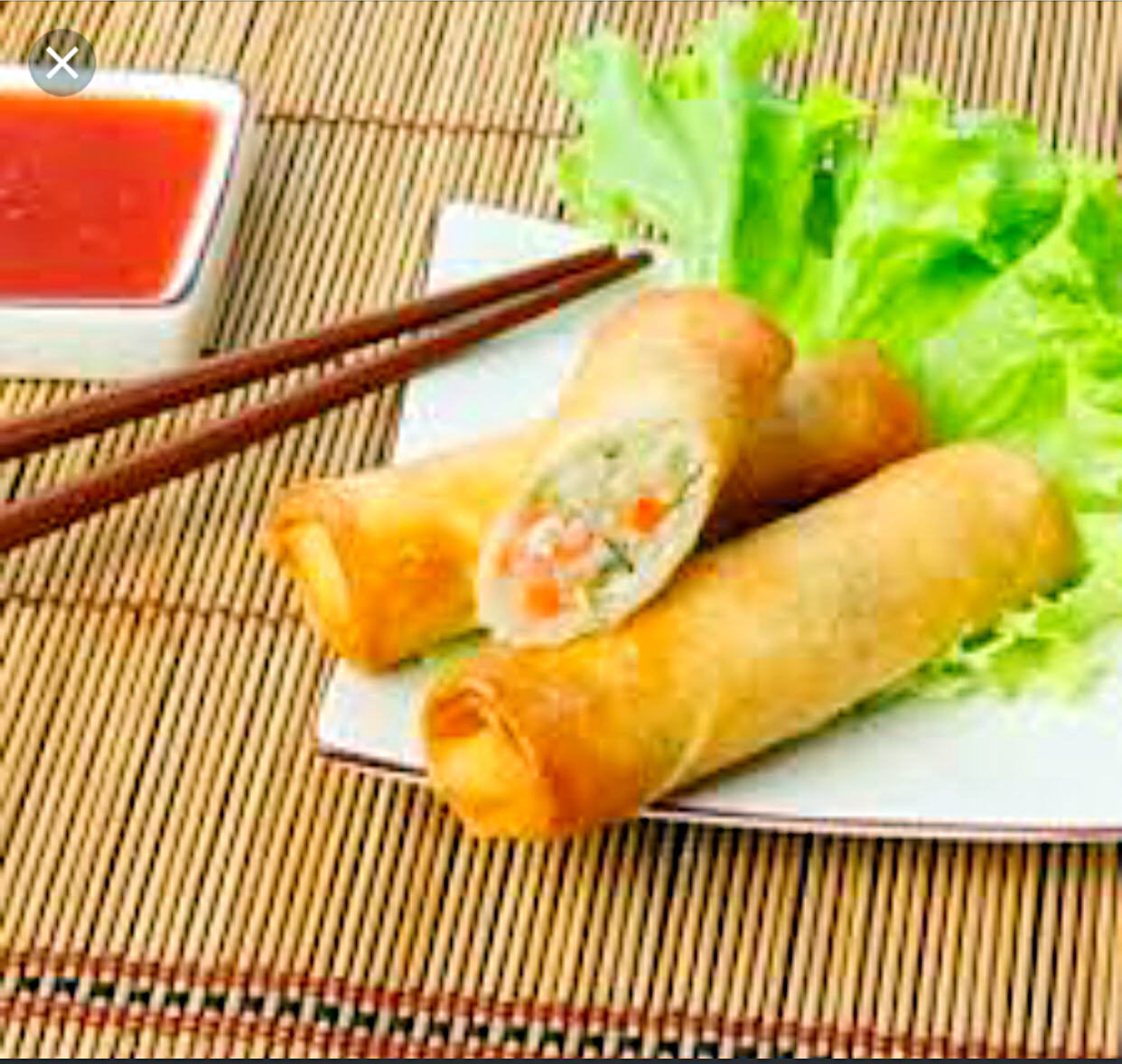 Order 4 Piece Thai Veggie Spring Roll food online from High Thai store, Brooklyn on bringmethat.com