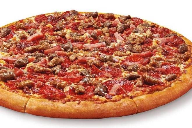 Order Crazy Meat Pizza food online from Playlist Pizzeria store, Fraser on bringmethat.com