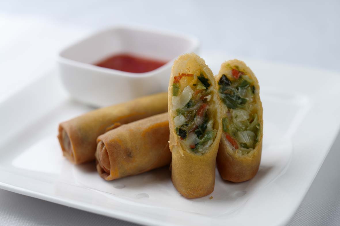 Order Vegetable Egg Rolls  Special food online from Meizhou Dongpo Restaurant store, Universal City on bringmethat.com