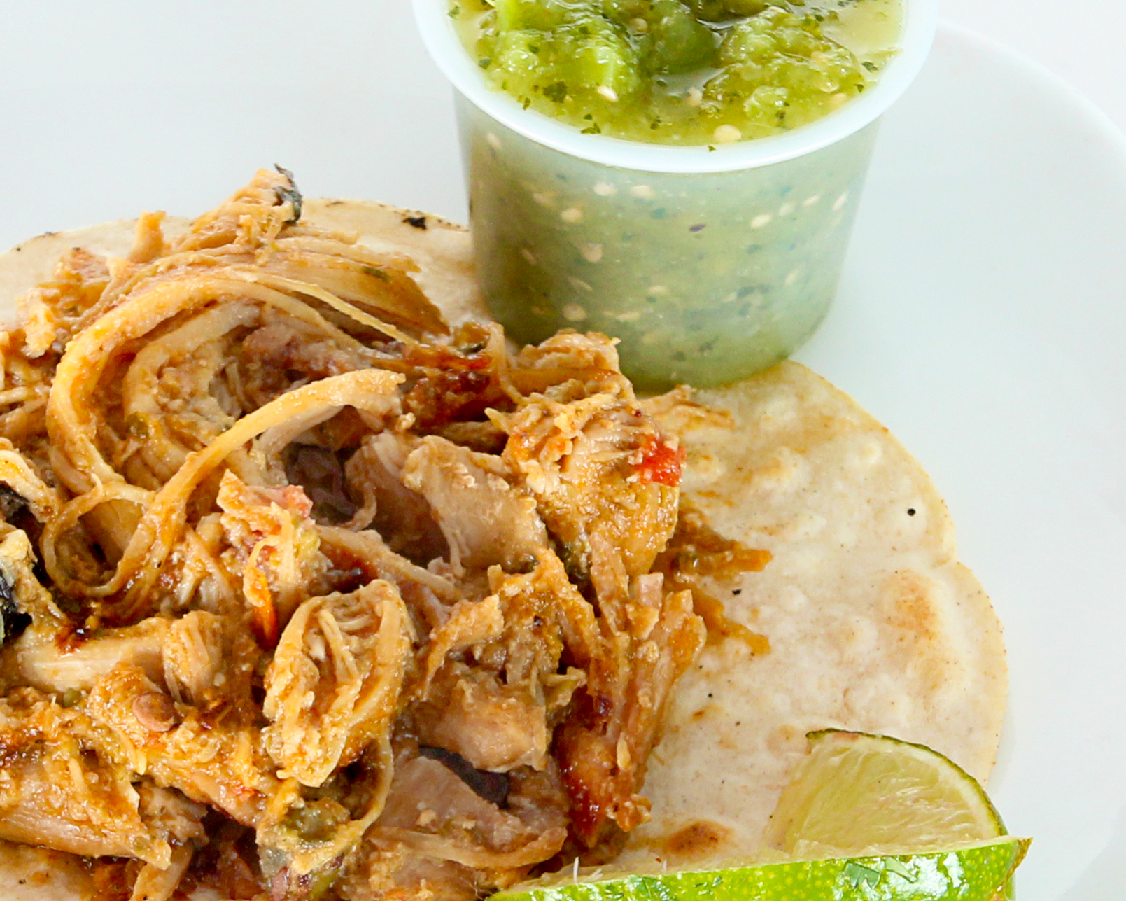 Order 2 Cuban Chicken Taco food online from Sexy Taco/Dirty Cash store, New York on bringmethat.com