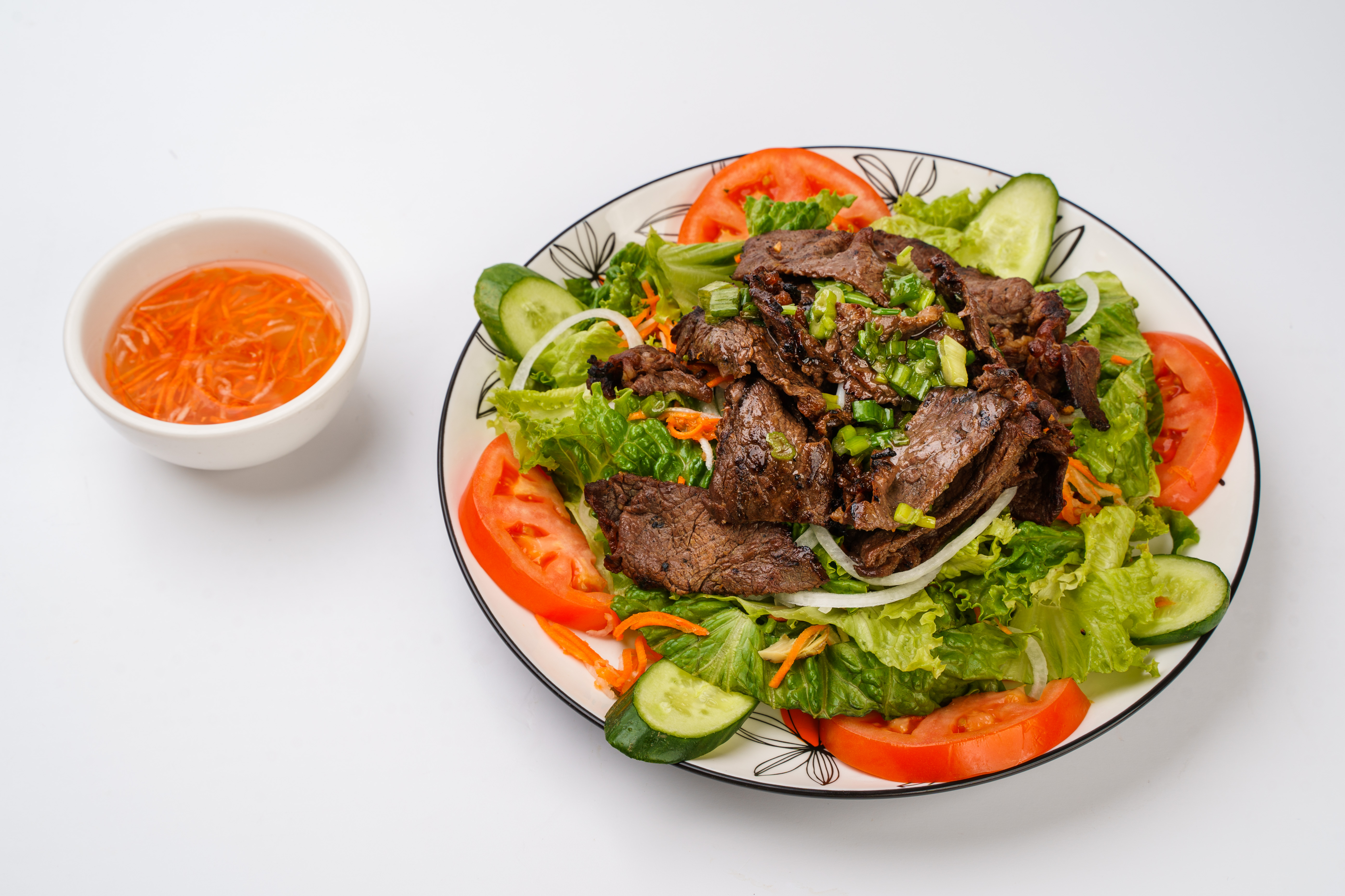 Order 8. Xa Lach Thit Nuong food online from Pho Anvi store, Norwalk on bringmethat.com