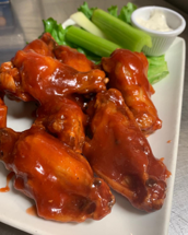 Order Traditional Bone - in Wings food online from RJ's Eatery store, Lindenhurst on bringmethat.com