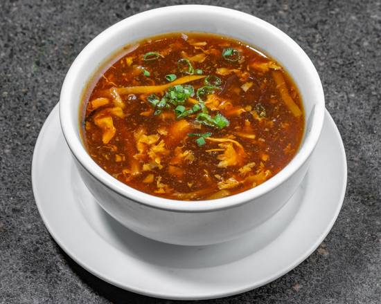 Order Hot & Sour Soup  food online from Pine & Bamboo Garden store, Shawnee on bringmethat.com