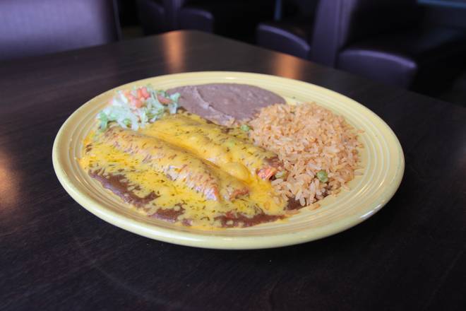 Order Cheese Enchilada food online from Las Palapas store, College Station on bringmethat.com