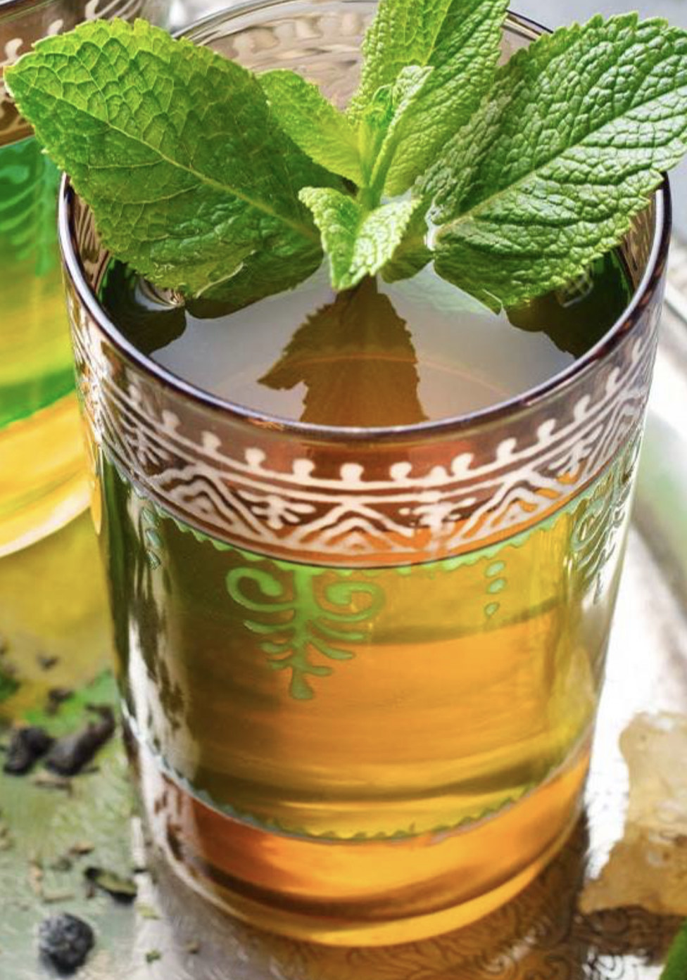 Order Saudi Mint Tea food online from Mid-East Cafe And Restaurant Llc store, Akron on bringmethat.com
