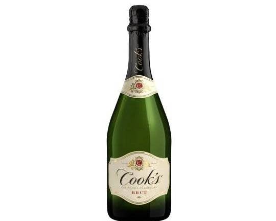 Order Cook's, Brut California · 750 mL food online from House Of Wine store, New Rochelle on bringmethat.com