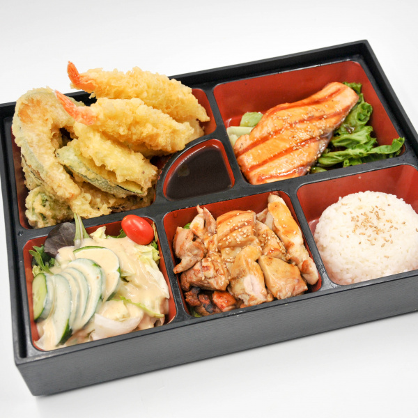Order Build Your Own Bento 2 food online from Tokyo Sushi & Bar store, South San Francisco on bringmethat.com