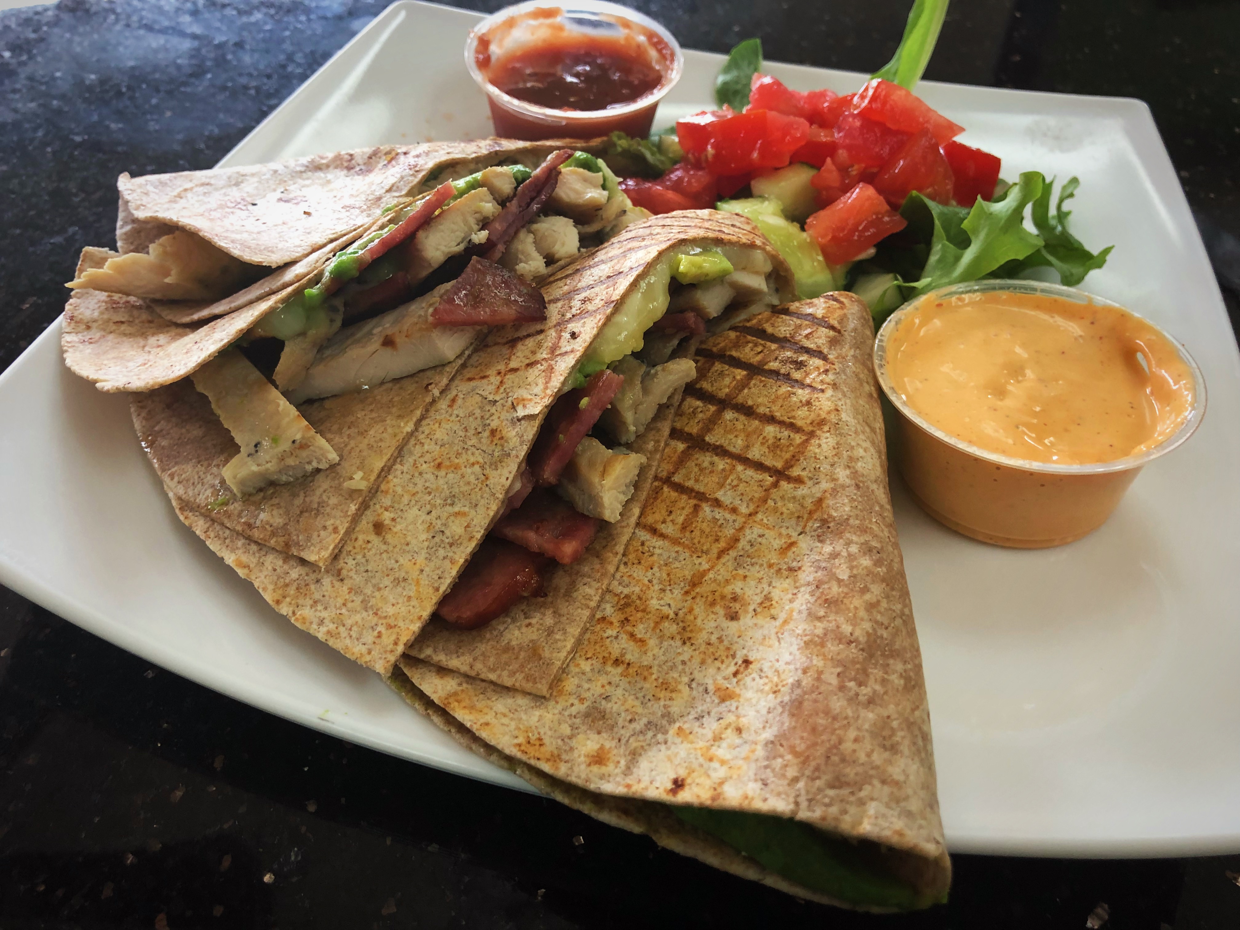 Order Southwestern Quesadilla food online from Healthy Garden & Gourmet Pizza store, Collingswood on bringmethat.com