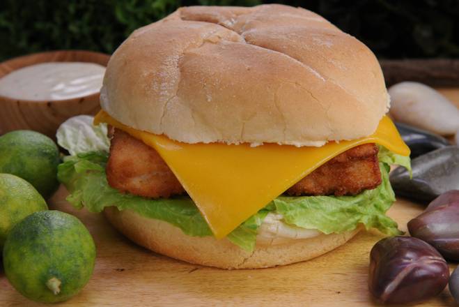 Order Fish Sandwich food online from Cluck-U-Chicken store, Red Bank on bringmethat.com