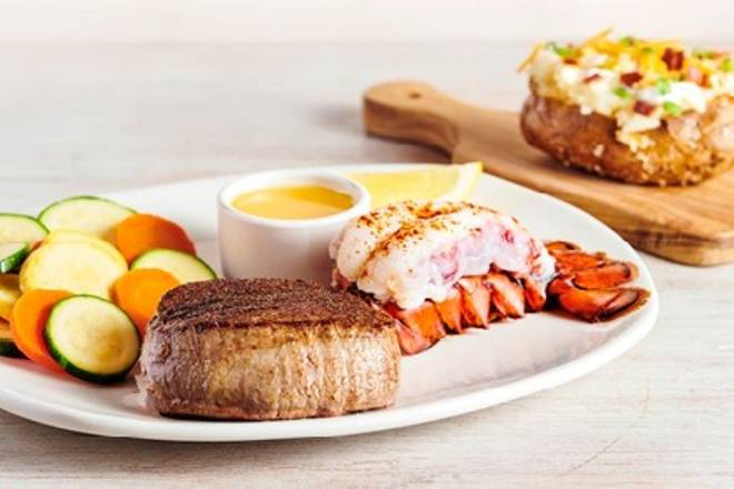 Order Victoria's Filet® Mignon* & Lobster food online from Outback Steakhouse store, Missoula on bringmethat.com