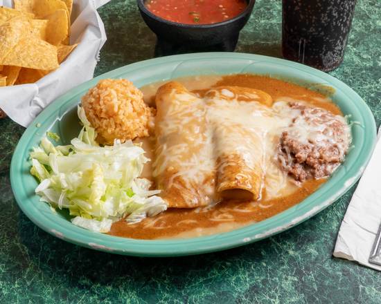 Order Enchilada food online from Cancun Restaurant store, Stockton on bringmethat.com